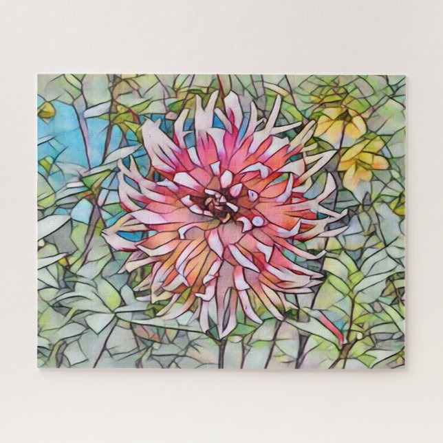 Dahlia-Blume (Horizontal)
