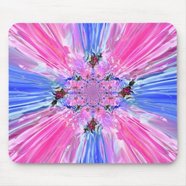 Dahlia Blume Color Spray Mousepad (Vorne)