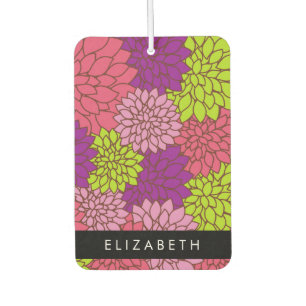 Dahlia Blume, farbenfrohe Blume, Ihr Name Autolufterfrischer
