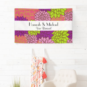 Dahlia-Blume, farbenfrohe Blume, Neueröffnung Banner