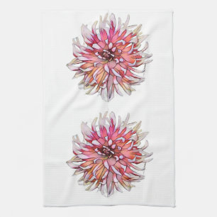 DAHLIA-BLUME GESCHIRRTUCH