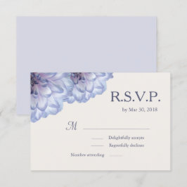 Dahlia Blume lilac ivory blumenehe RSVP Einladung