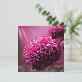 Dahlia Blume Mitteilungskarte