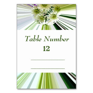Dahlia Blume Moderne Strickflora Tischnummer