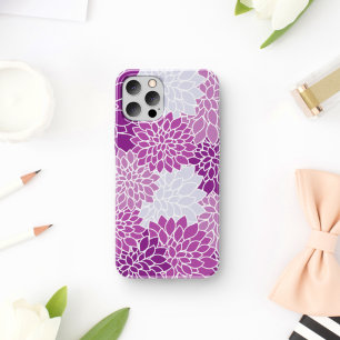 Dahlia-Blume, Muster von Blume, Lila Dahlia Case-Mate iPhone Hülle