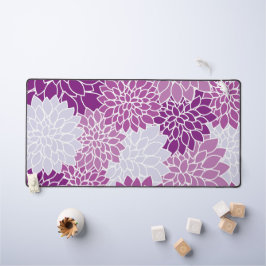 Dahlia-Blume, Muster von Blume, Lila Dahlia Schreibtischunterlage