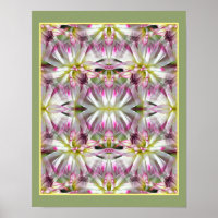 Dahlia Blume Petals multipliziert Abstrakt