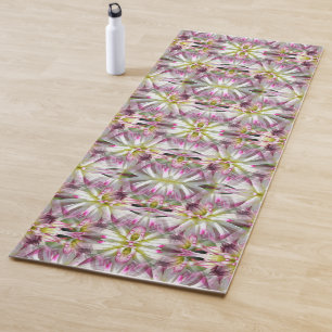 Dahlia Blume Petals multipliziert Abstrakt Yogamatte