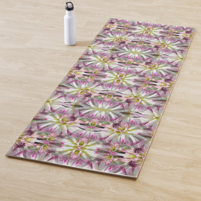 Dahlia Blume Petals multipliziert Abstrakt Yogamatte (Beispiel)