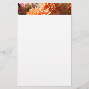 Dahlia-Blumen Schreibwaren individuelle Dahlien Briefpapier