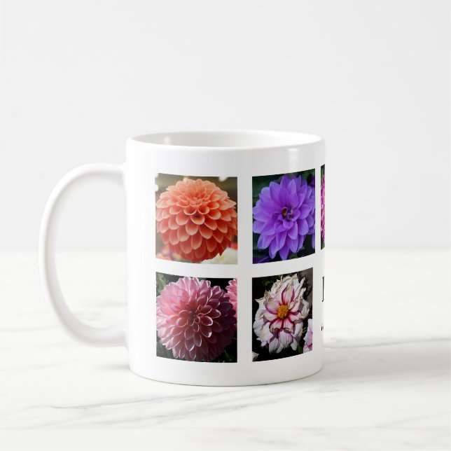 Dahlia Collage #1 Mug (Gauche)