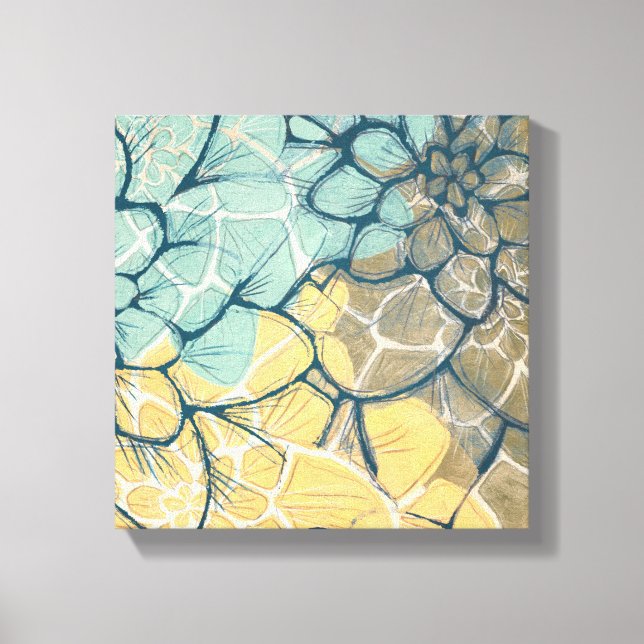 Dahlia Dance I Leinwanddruck (Vorderseite)