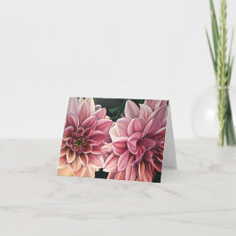 Dahlia DANK YOU CARD Dankeskarte