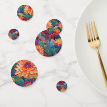 Dahlia Floral Tapestry