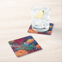 Dahlia Floral Tapestry