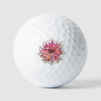 DAHLIA FLOWER GOLFBALL