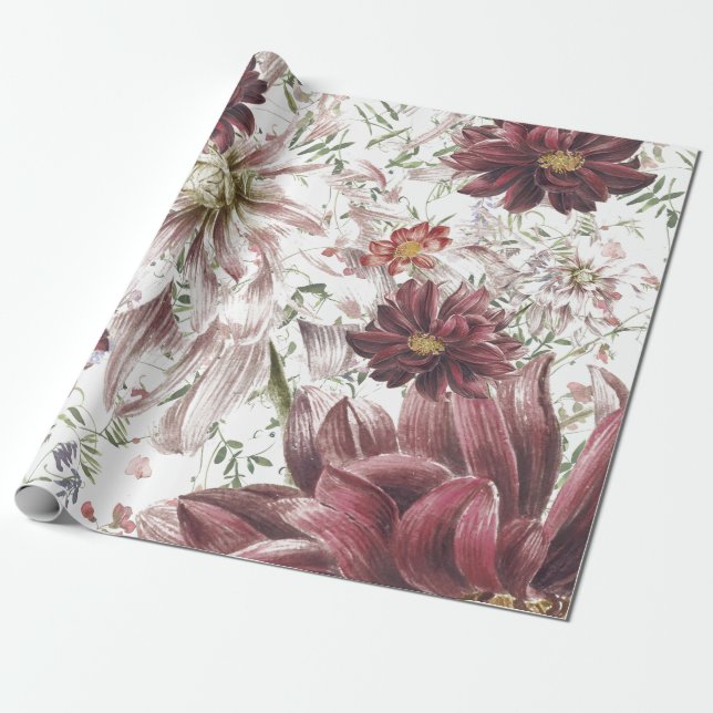 Dahlia Garden Decoupage/Geschenkpapier Geschenkpapier (Ungerollt)