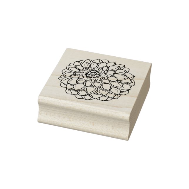 Dahlia Gummi Briefmarke Gummistempel (Stempel)