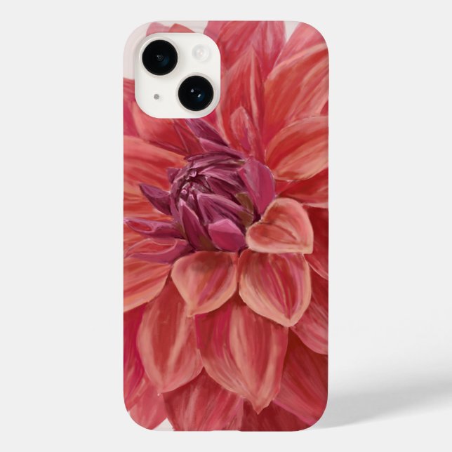 Dahlia-Handyhülle Case-Mate iPhone 14 Hülle (Rückseite)