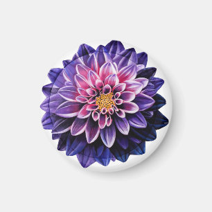 Dahlia Keramik Ball Weihnachtsschmuck Magnet