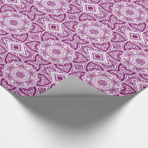 Dahlia Mandala Geschenkpapier