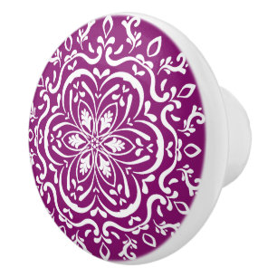 Dahlia Mandala Keramikknauf
