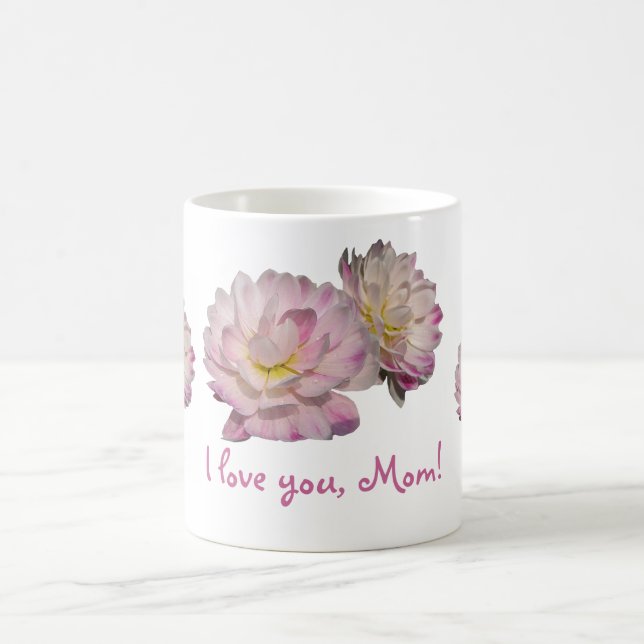 Dahlia-Muttertag Kaffeetasse (Mittel)