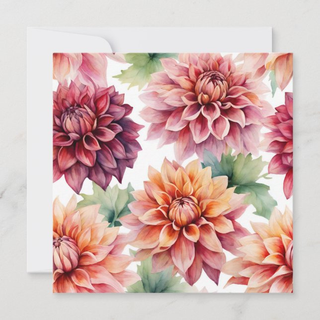 Dahlia Painting (Vorderseite)