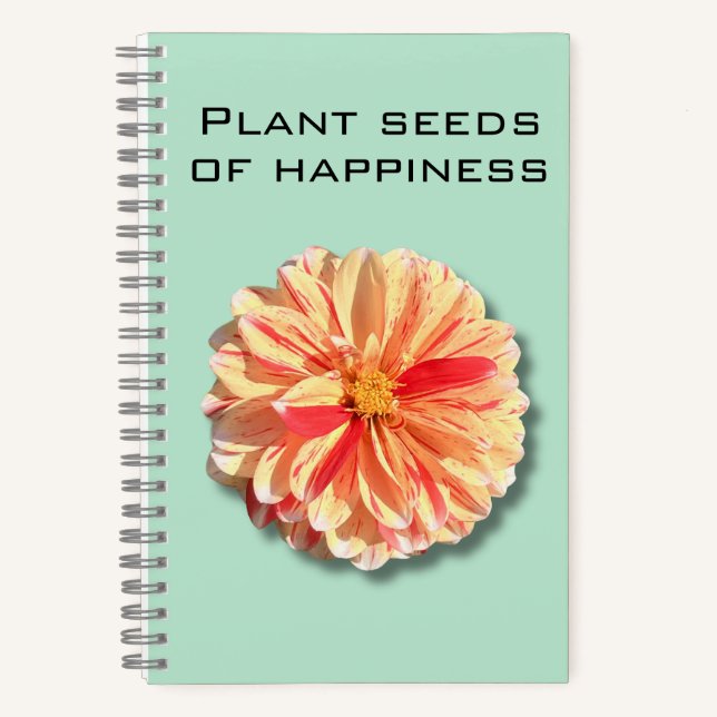 Dahlia Plante semences du Carnet du bonheur (Recto)