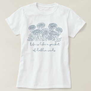 Dahlia Seeds T - Shirt - Geschenke für Dahlia Lieb