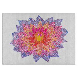 Dahlia Square Schneidebrett