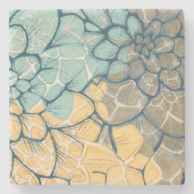 Dahlia Tanz I Steinuntersetzer (Vorderseite)