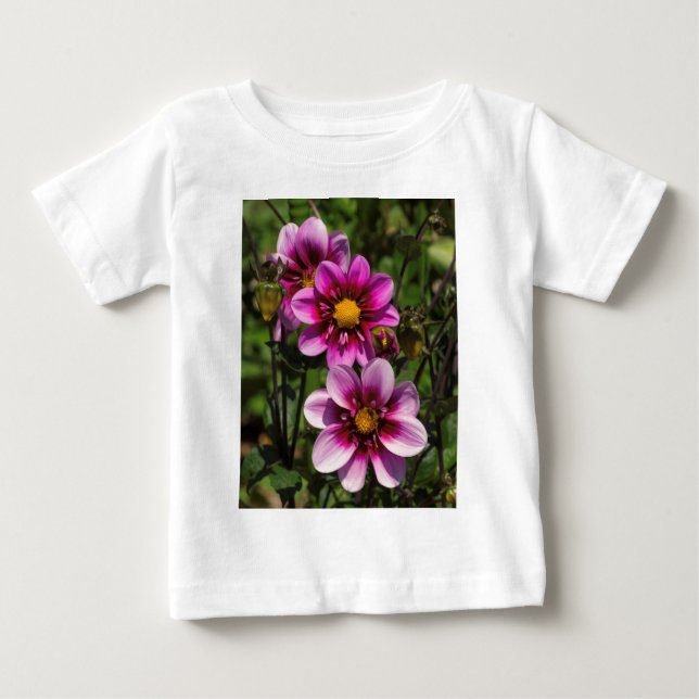 Dahlia Trio Baby T-shirt (Vorderseite)