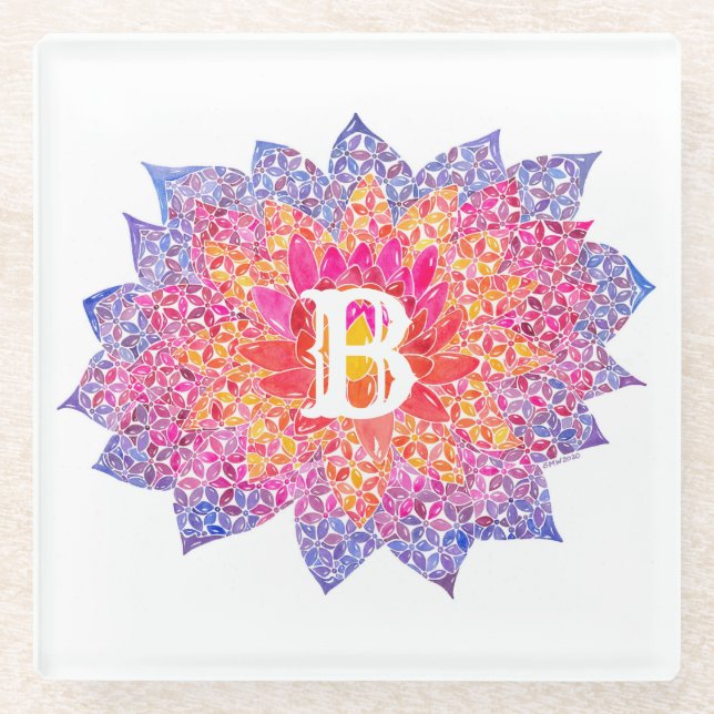 Dahlia Untersetzer (Vorderseite)