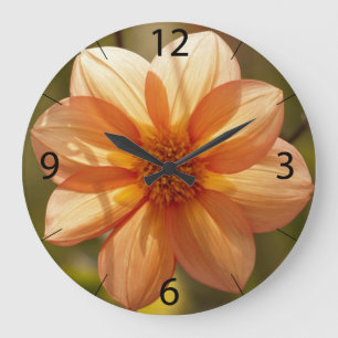 Dahlia Wall Clock Große Wanduhr