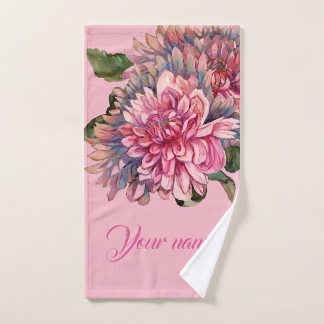 Dahlias-Blume Handtuch (Handtuch)