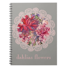 Dahlias-Blume Notizblock