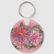 Dahlias Blume rosa Aquarellmuster