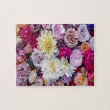 Dahlias Blume & Rose Jigsaw Puzzle