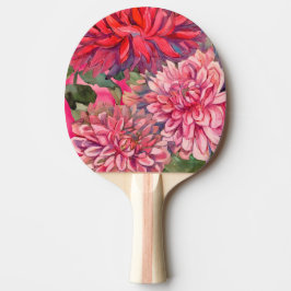 Dahlias-Blume Tischtennis Schläger
