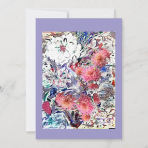 Dahlias Cartes de remerciements