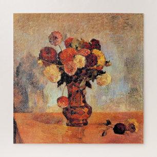 Dahlias in einer Kupfervase von Gauguin