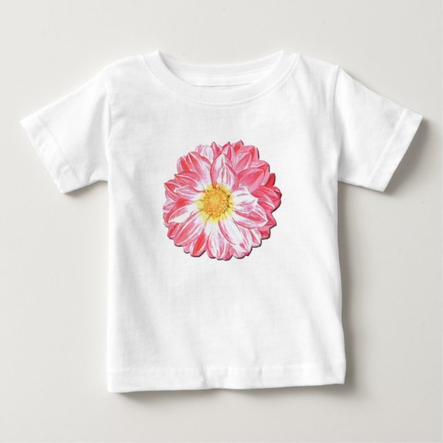 Dahlie Baby T-shirt (Vorderseite)