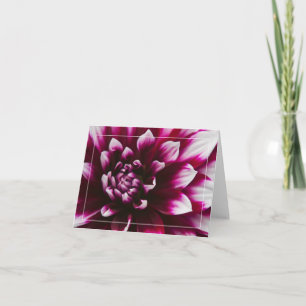 Dahlie-Blume Karte