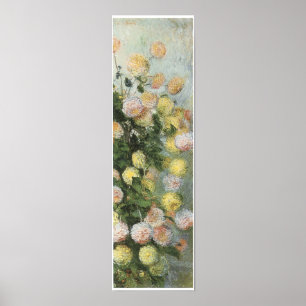 Dahlien, 1883, Claude Monet Poster