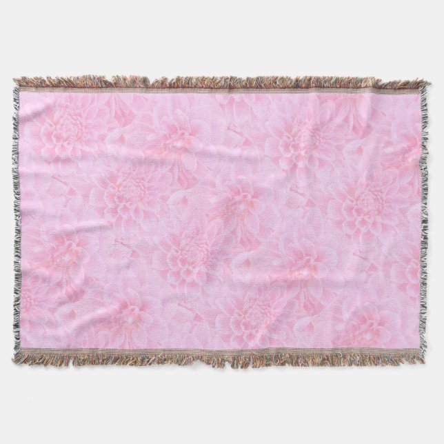 Dahlien in weichrosa decke (Vorderseite)