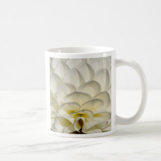 Dahlieweißschritte Kaffeetasse