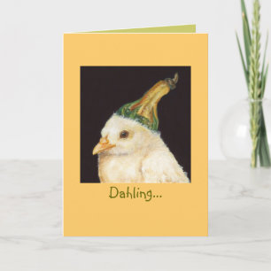Dahling..Du bist eine gourtümliche Karte