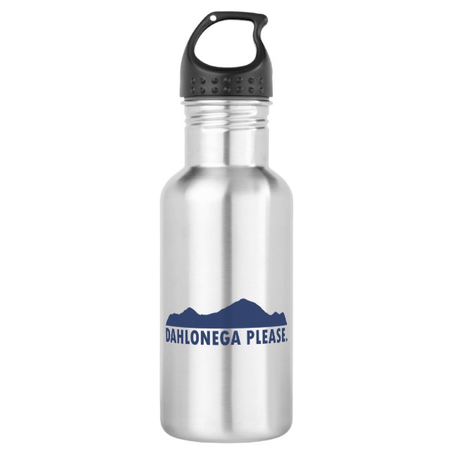 Dahlonega Georgia Bitte Edelstahlflasche (Vorderseite)