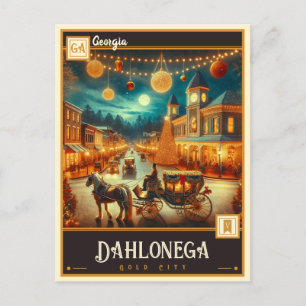 Dahlonega, Georgien   VINTAG Postkarte